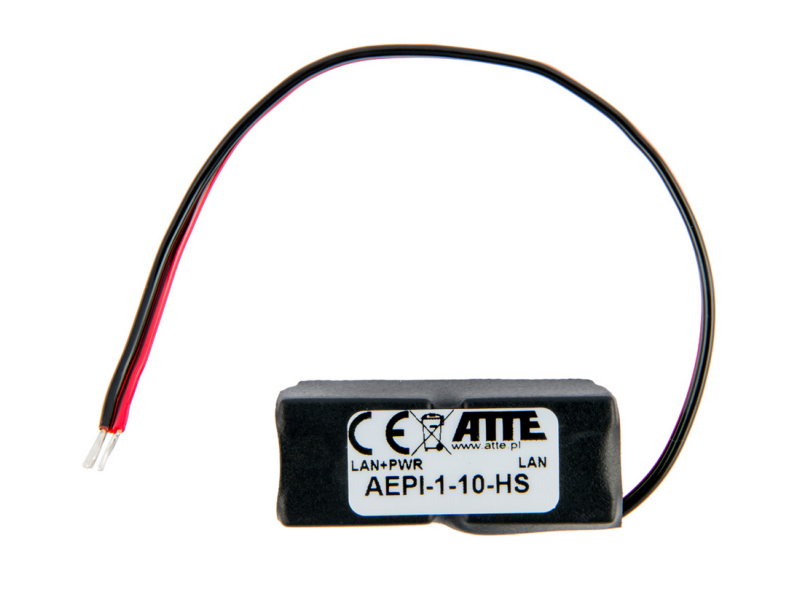 Adapter PoE Passive 1-kanałowy, ATTE AEPI-1-10-HS